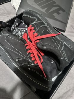 Travis Scott × Air Jordan 1 Retro Low OG SP 'Black Phantom'