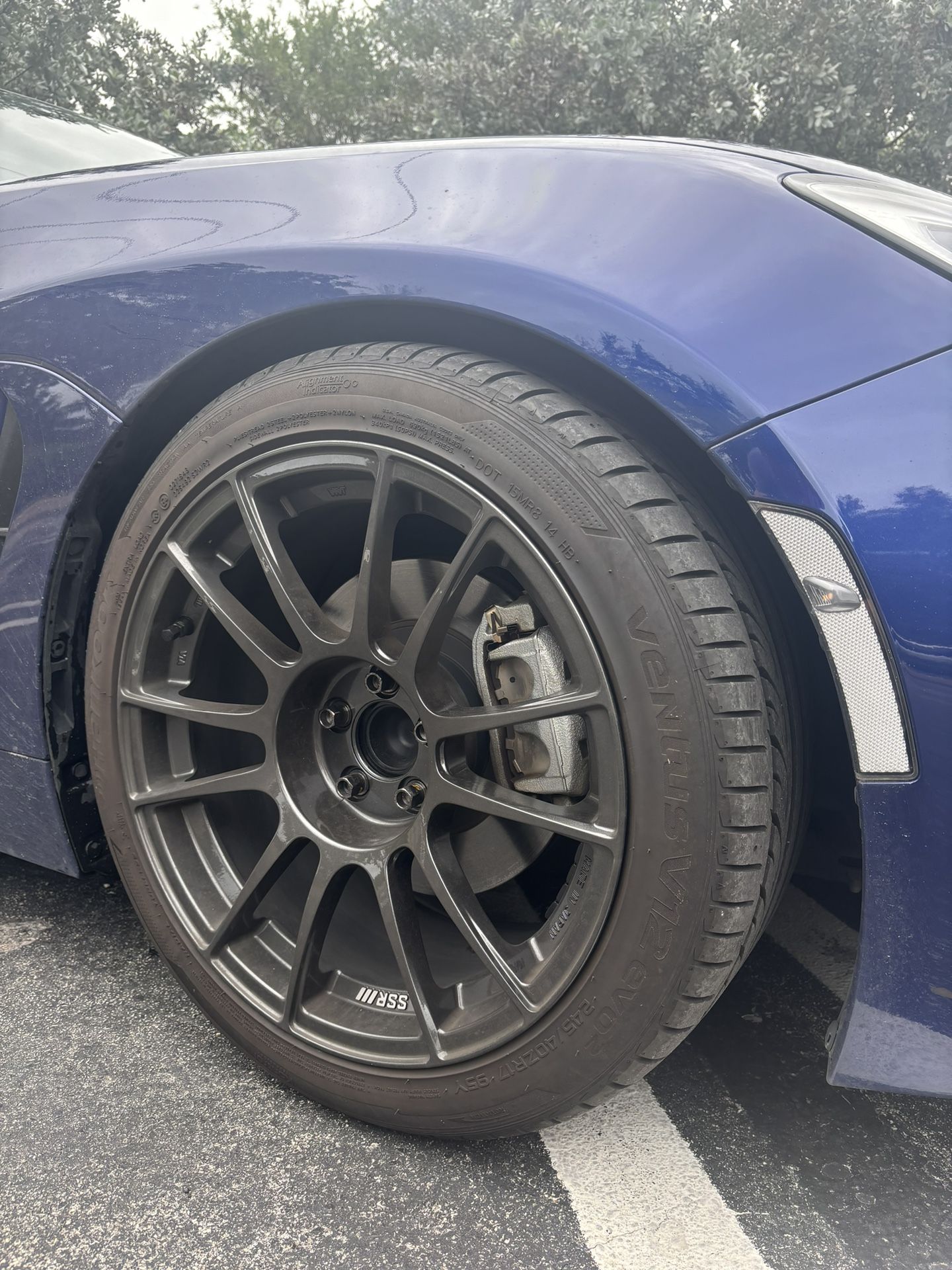 SSR GTX04 Wheels with Hankook Ventus Evo2 Tires and Project Kics Lug Nuts