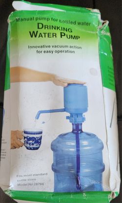 Plastic Manual Water Bottle Pump