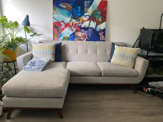Sectional Sofa Light gray $350
