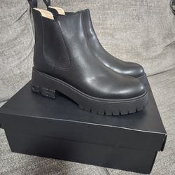 Coach Leather Booties