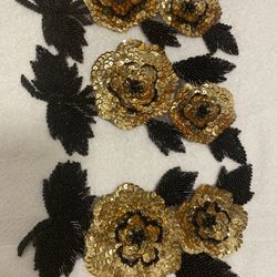 Assorted Sequined And Beaded Appliqués 