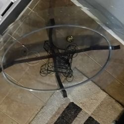 Living Room Table - Coffee Table - Glass Top