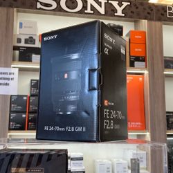 Sony FE 24-70mm f2.8 GM II E Mount lens 