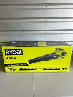 Ryobi 160 MPH 520 CFM 25cc Gas Jet Fan Leaf Blower