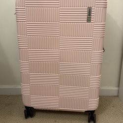 Hardside Spinner Suitcase - Pink Luggage 