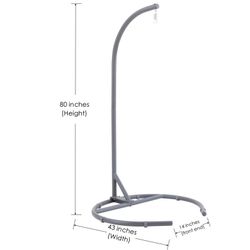 STEEL EGG CHAIR STAND
