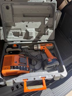 RIDGID Cordless Drill with Charger and Case