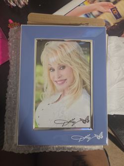 Dolly Parton Signature Photo Frame 4x6