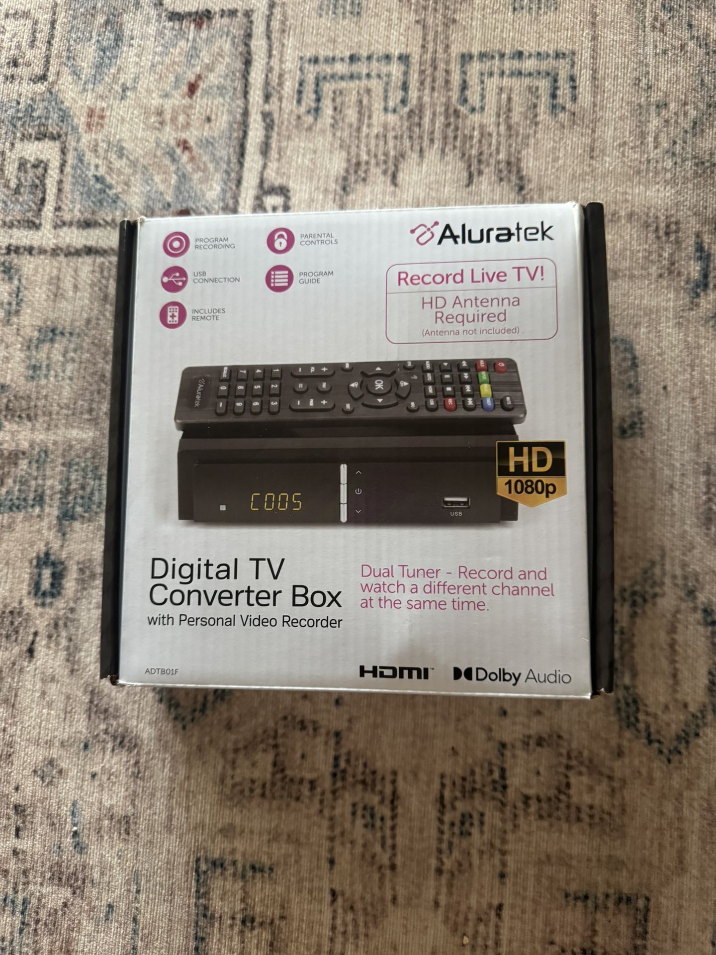 Digital TV Converter Box with Digital Video Recorder