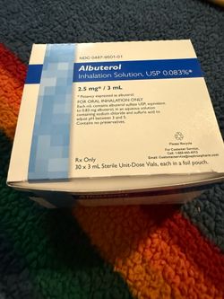 Albuterol inhalation solution