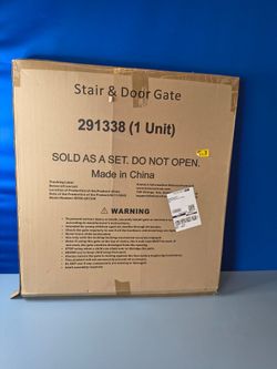 White Stair & Door Gate