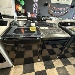 LG Washer And Dryer Set In Black 🕸️💀