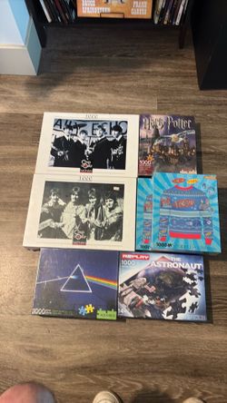 Jigsaw Puzzle Lot - Harry Potter - the Beatles - Pink Floyd - Seinfeld