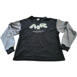 Nike Air Sportswear Girl's Size XL Black/White Graphic Training Sweatshirt