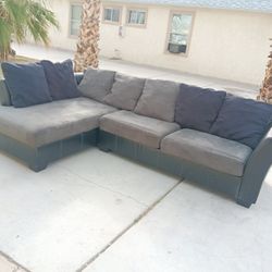  Sectional Gray Sofa Couch-DELIVERY AVAILABLE 