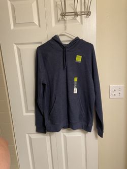 Men’s Tek Gear fleece sweaters (burgundy & blue grey)