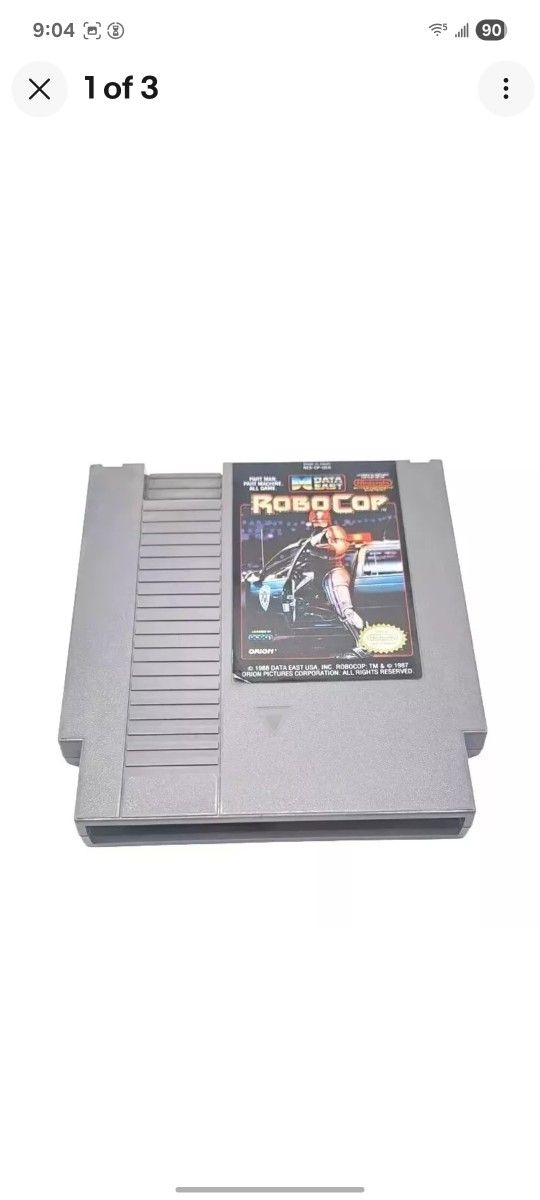 RoboCop NINTENDO NES Game