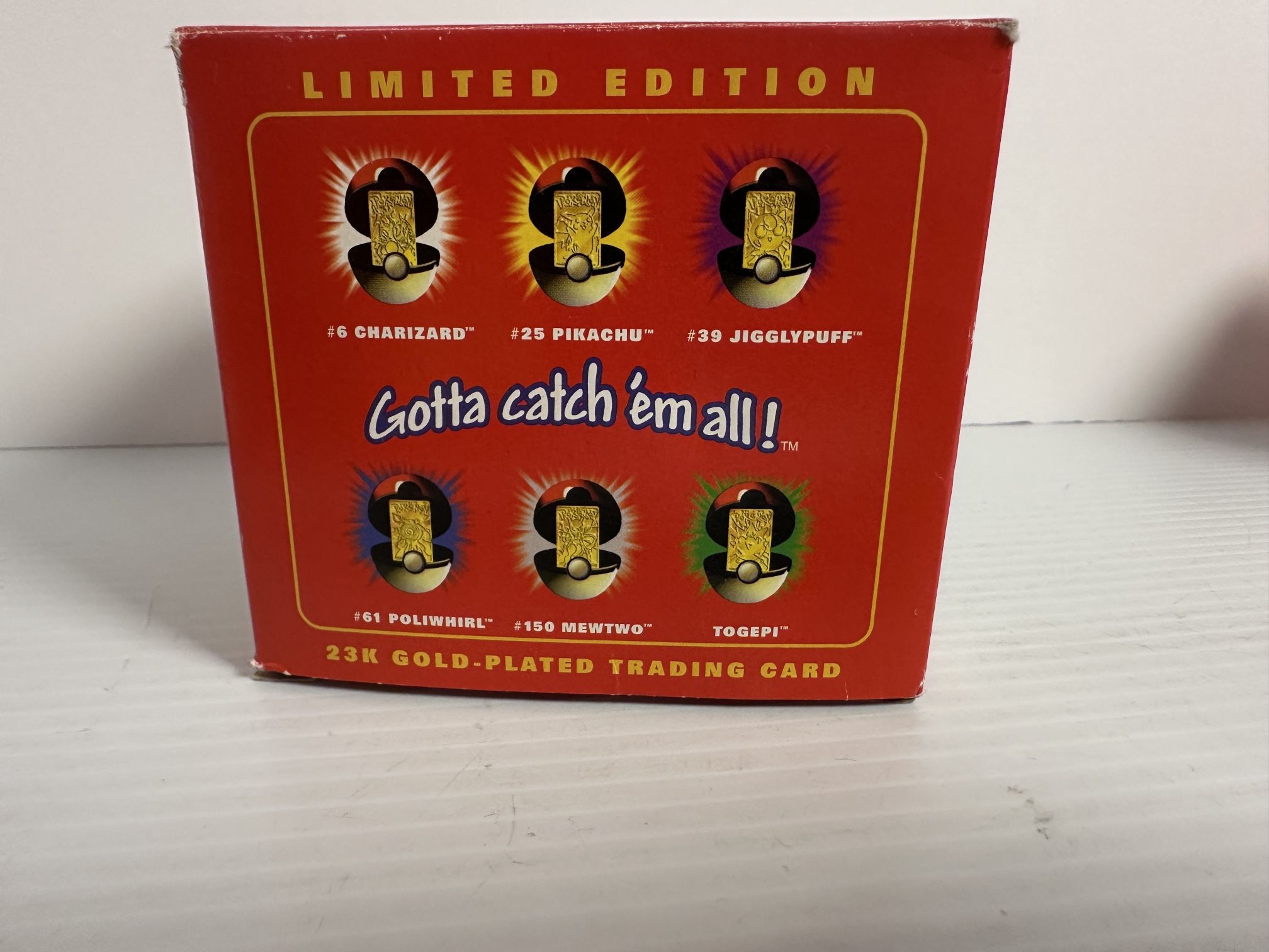 how to grade pokemon cards near me Charizard - Pokemon Burger King Gold Card With Pokeball in Blue box