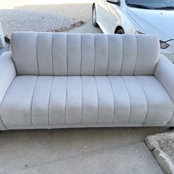 Modern Gray Sofa – Good Condition