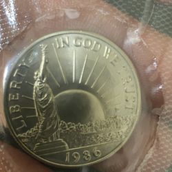 1986 Half dollar 