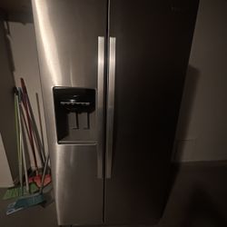 Whirpool Gray Fridge 