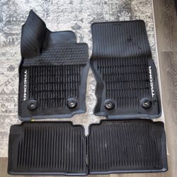 2024-2025 TOYOTA TACOMA Double/Crew Cab All Weather Floor Liners Mats 4 Piece