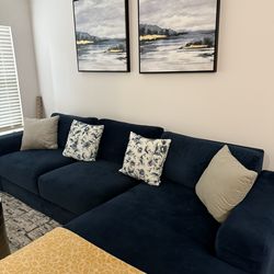 Navy Blue Couch