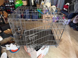 Like New - Pet Crate 24w x 17d x 17h
