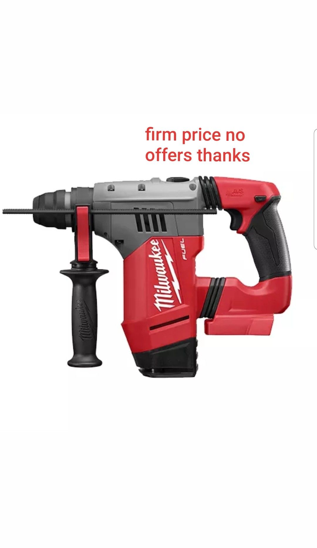 Milwaukee 2715-20 M18 FUEL 1-1/8 in. SDS Plus Rotary Hammer battery or charger not included