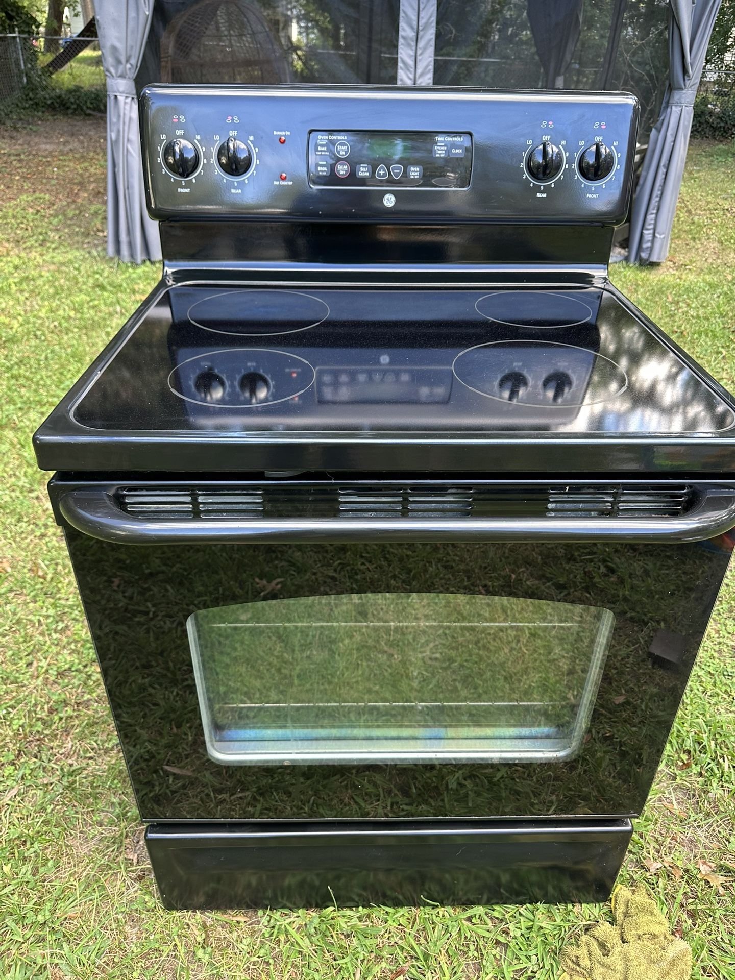 GE Stove And Microwave 
