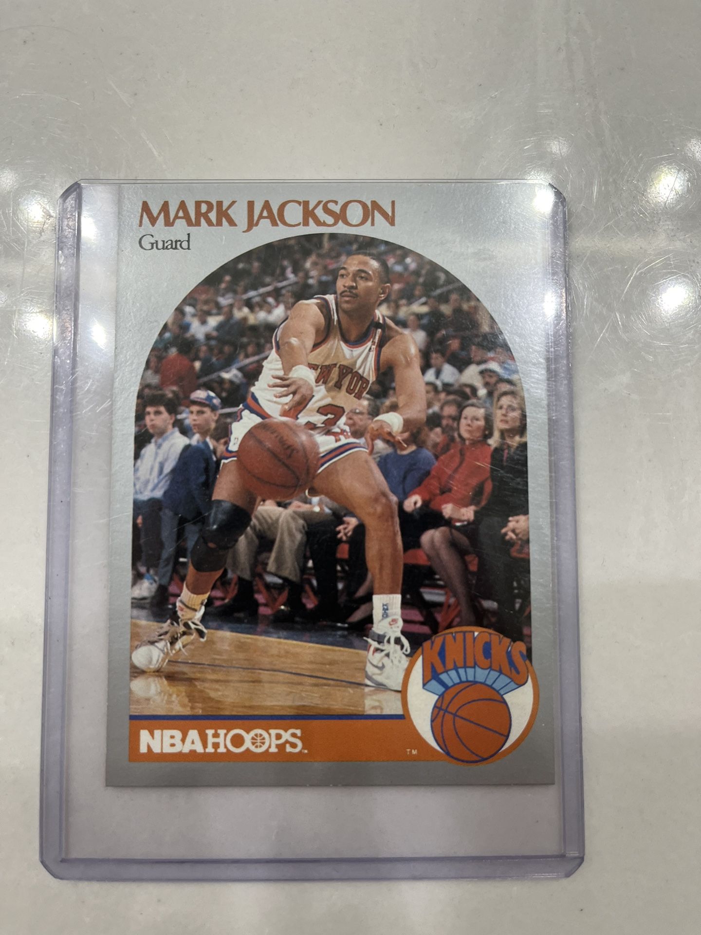 1990-91 NBA HOOPS Mark Jackson (Menendez Bros card)