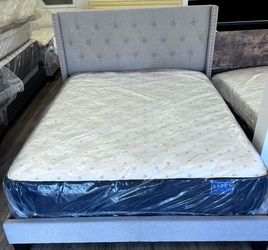 New 12” Queen PillowTop Hybrid Mattress 🔥$0 DOWN! Flexible Payments 🔥 Same Delivery Available 🚚
