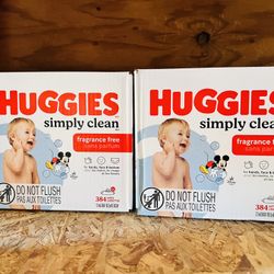 Huggies Wipes $12 