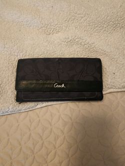 Black Coach Wallet