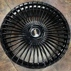 24” 26” Forged Gloss Black Wheels with Tires Escalade Tahoe Yukon