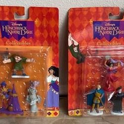 NEW and SEALED Vintage Disney Hunchback of Notre Dame Complete Set of Figures $20