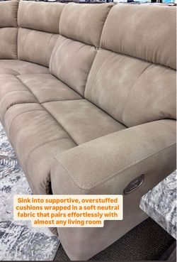 🌟 BRAND NEW DURAPELLA RECLINING SECTIONAL 🌟