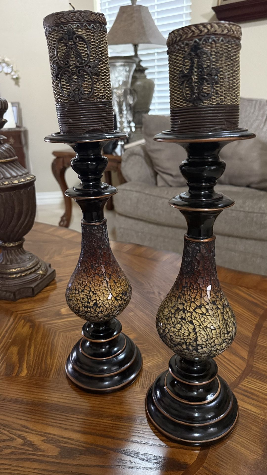 Candle Holder W/ Candles /