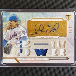 Noah “Thor” Syndergaard On Card Jersey Patch Auto /18