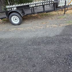 Flat Bed Trailer 16' Single Axel