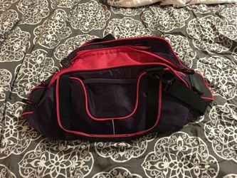 purple yoga bag $15