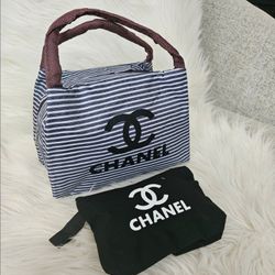 Lunchbag Cosmetic Bag Small.Handbag with Pouch (2 Pieces)