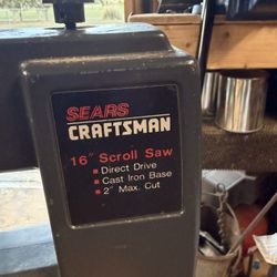 Craftsman 16” Scroll saw 