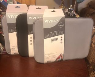 Vivitar 14/15 Inch Laptop Sleeve – 3 Pack