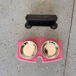 Dog Bowls And Hook Board 