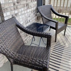 outdoor chair set