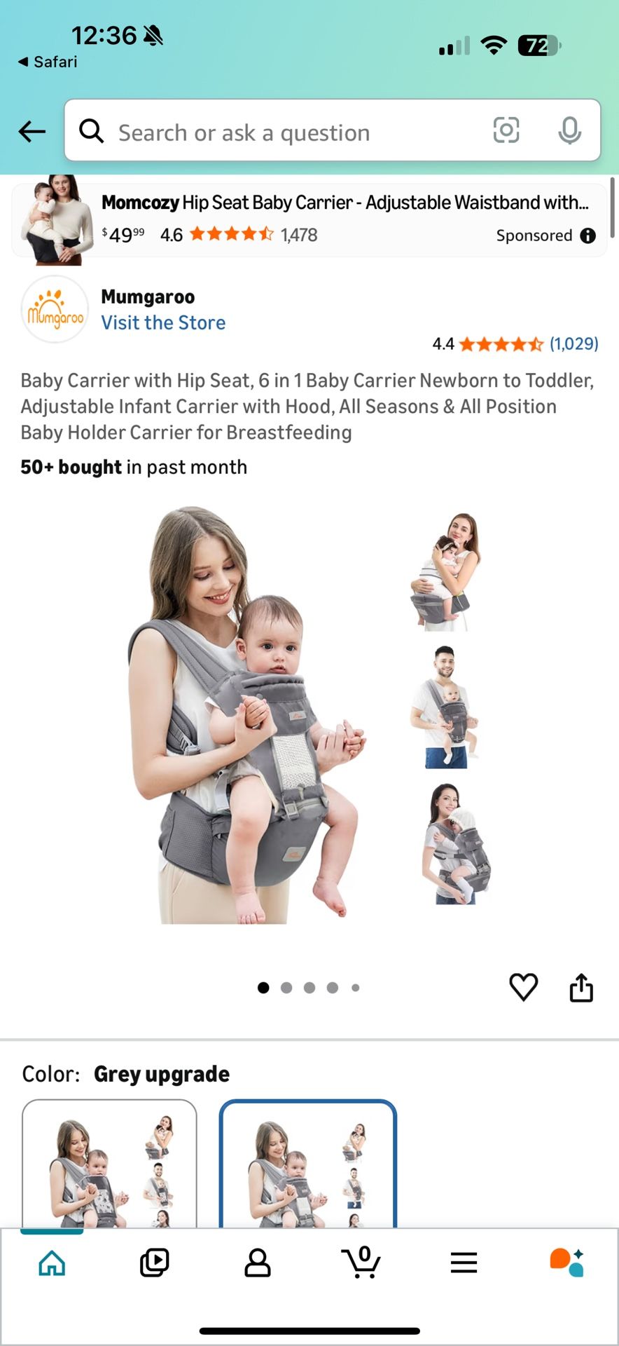 Baby Carrier/Hip Seat