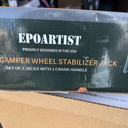 (2-Pk) Epoartist Wheel Stabilizer Jack for Camper or RV Super Heavy Duty ST20RVA