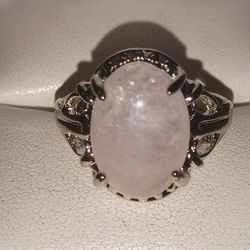 New Sterling Silver Moonstone Ring.